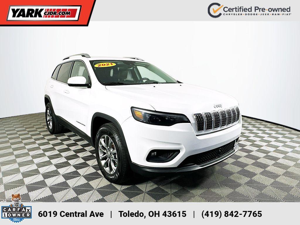 used 2021 Jeep Cherokee car, priced at $19,900