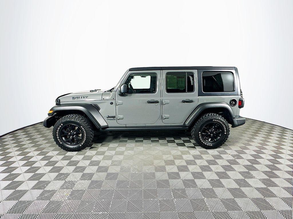 used 2021 Jeep Wrangler Unlimited car, priced at $26,799