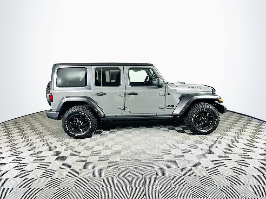 used 2021 Jeep Wrangler Unlimited car, priced at $26,799