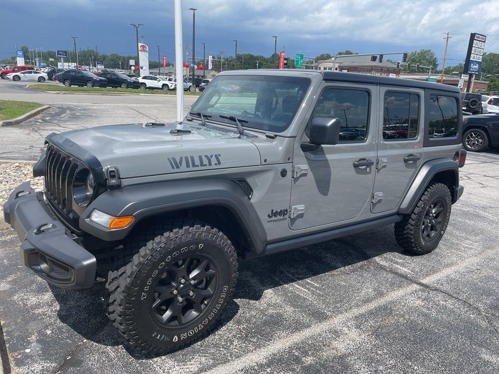 used 2021 Jeep Wrangler Unlimited car, priced at $27,500
