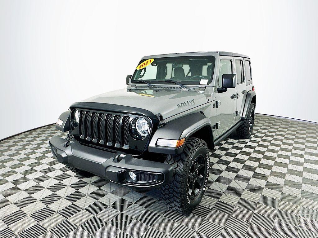 used 2021 Jeep Wrangler Unlimited car, priced at $26,799
