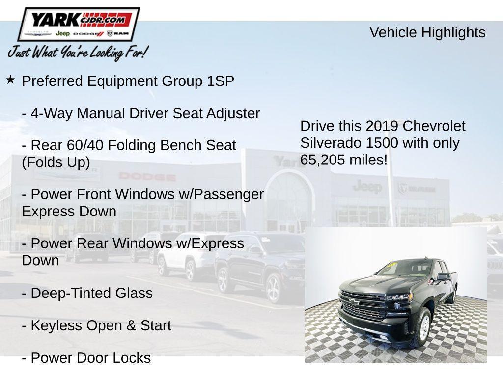 used 2019 Chevrolet Silverado 1500 car, priced at $29,599