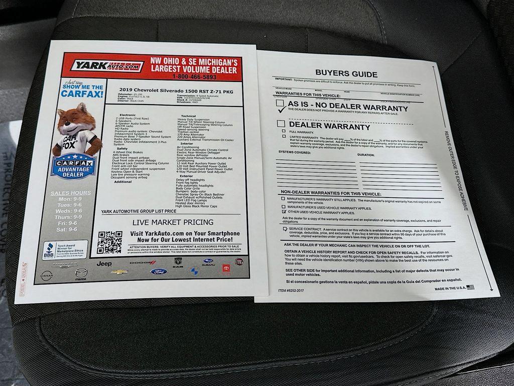 used 2019 Chevrolet Silverado 1500 car, priced at $29,599