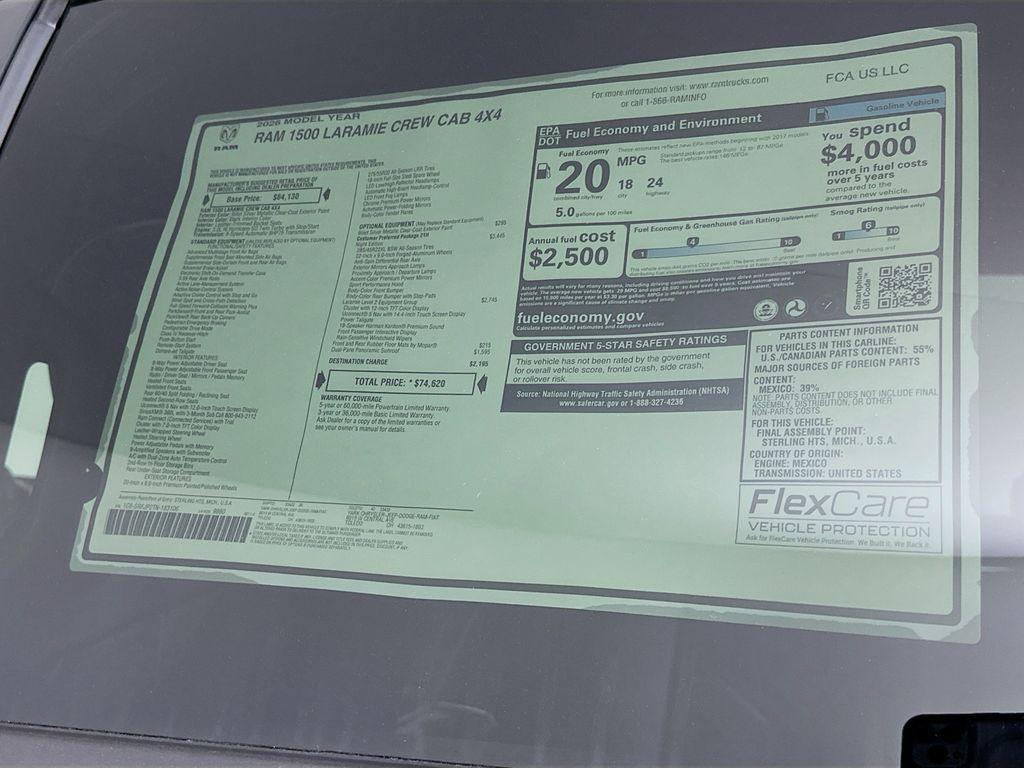 new 2026 Ram 1500 car, priced at $60,919