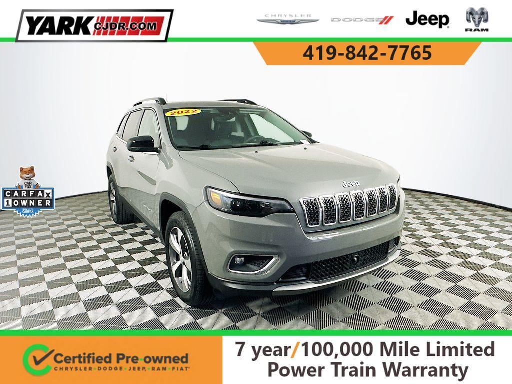 used 2022 Jeep Cherokee car, priced at $27,400