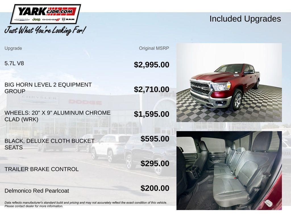 used 2022 Ram 1500 car, priced at $32,955