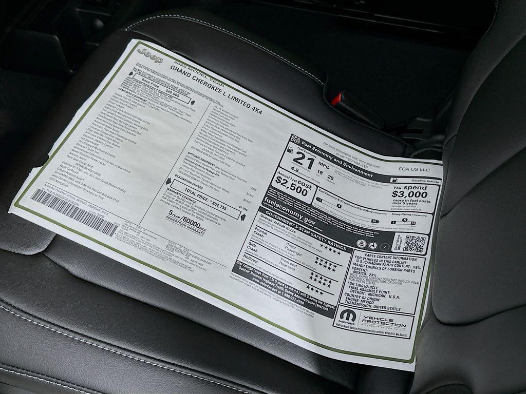 new 2025 Jeep Grand Cherokee L car, priced at $48,197