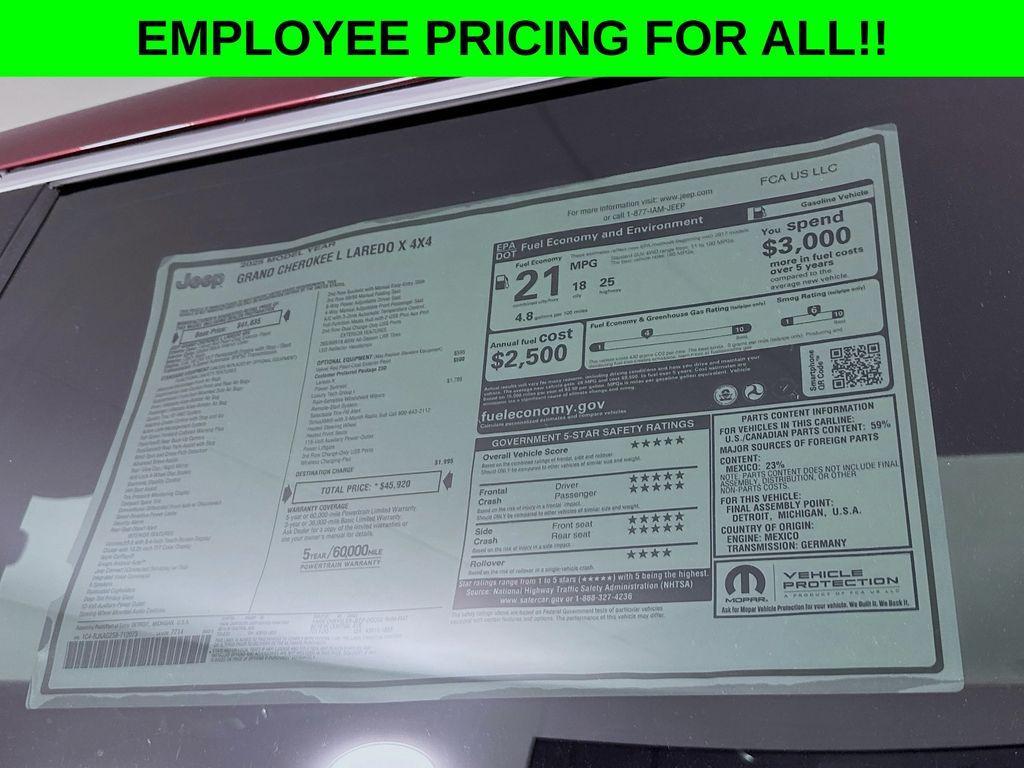 new 2025 Jeep Grand Cherokee L car, priced at $42,964