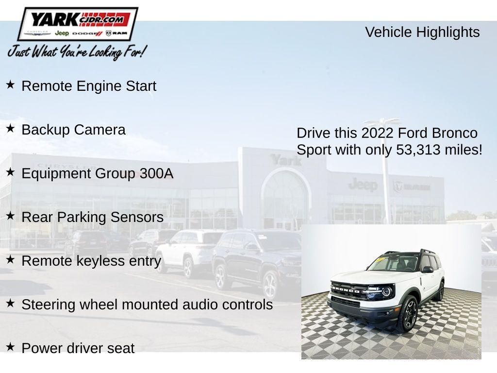 used 2022 Ford Bronco Sport car, priced at $23,604