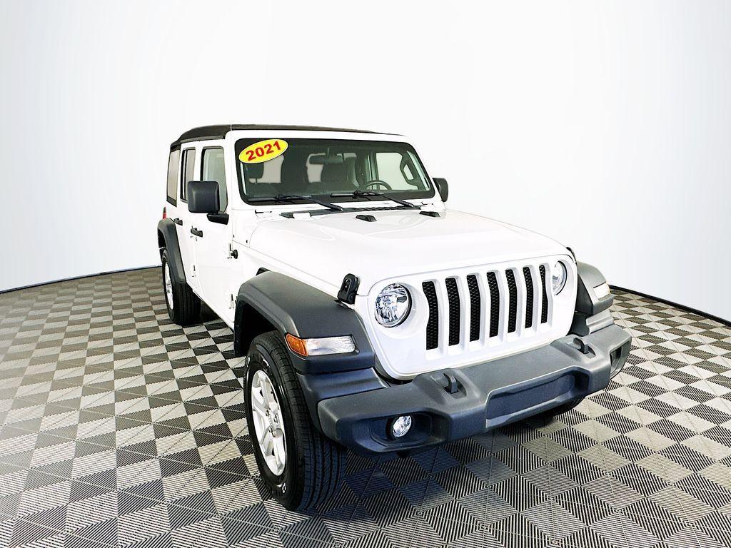 used 2021 Jeep Wrangler Unlimited car, priced at $24,499