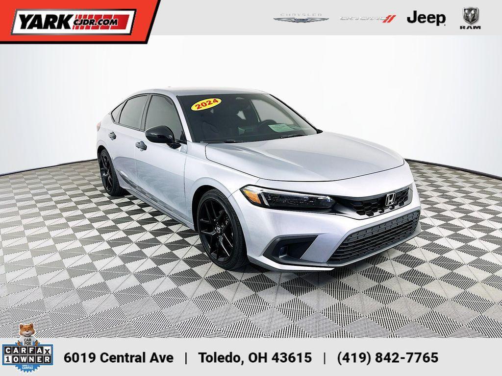 used 2024 Honda Civic car, priced at $24,600