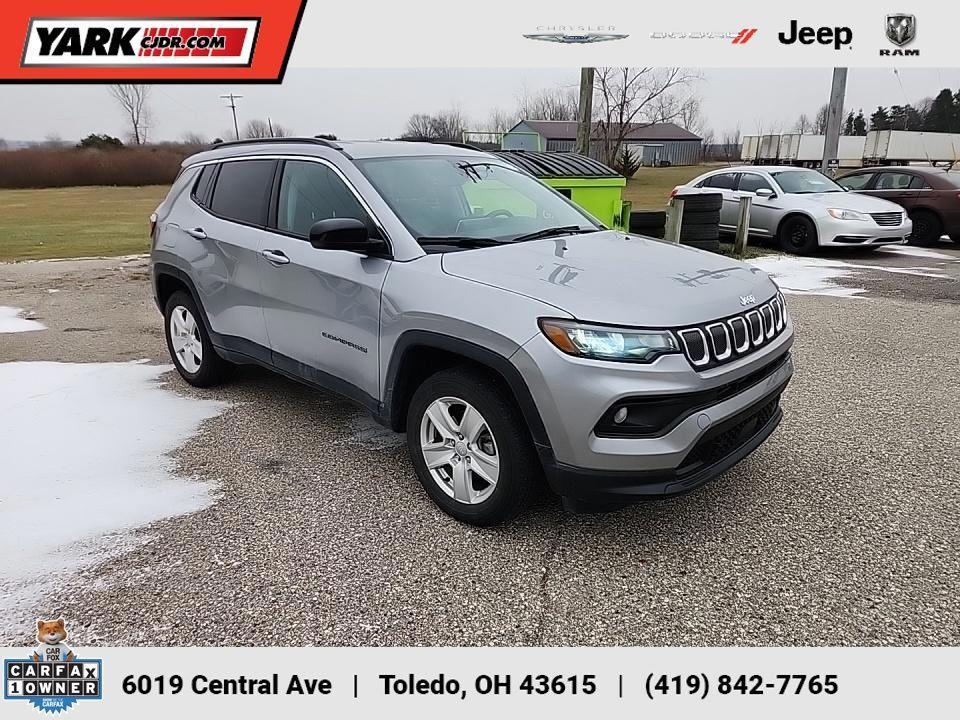 used 2022 Jeep Compass car, priced at $23,990