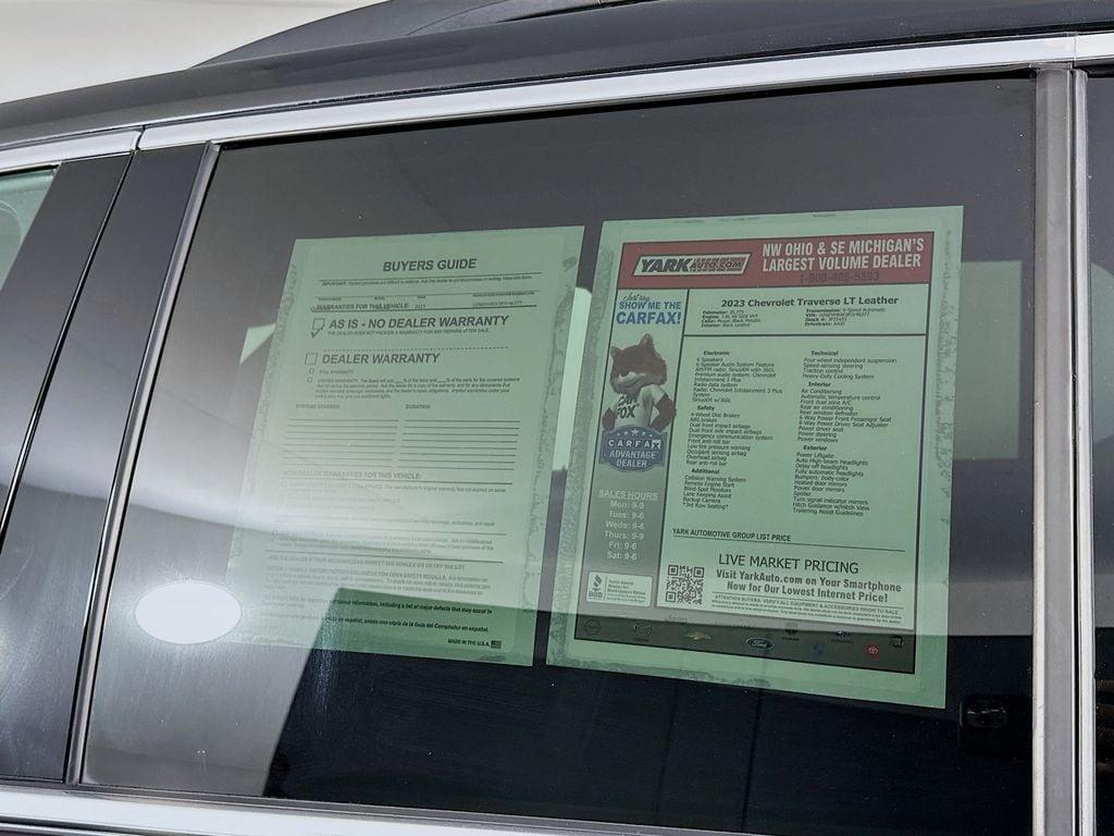 used 2023 Chevrolet Traverse car, priced at $29,744