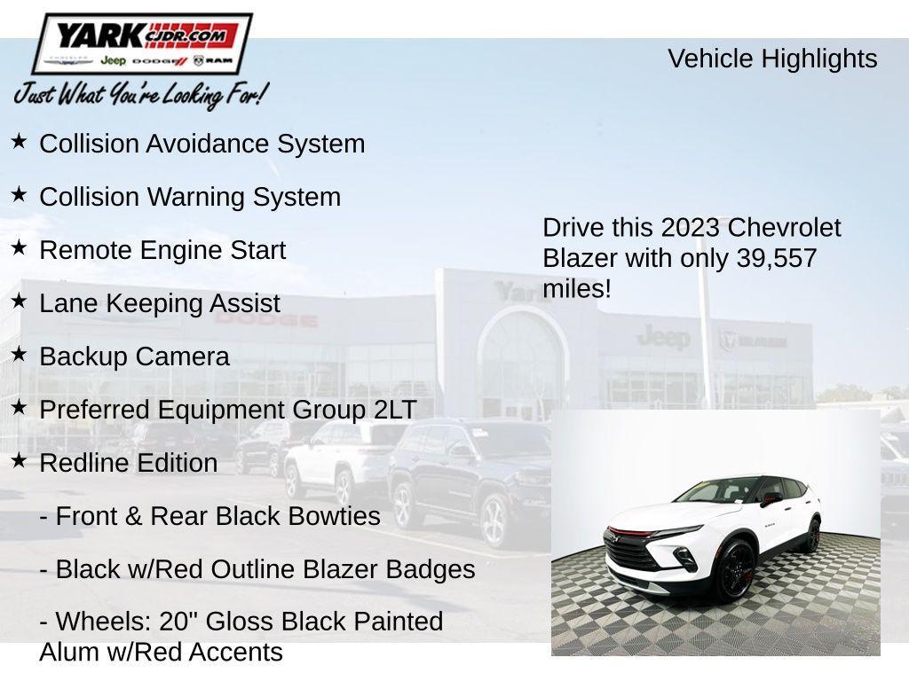 used 2023 Chevrolet Blazer car, priced at $23,598