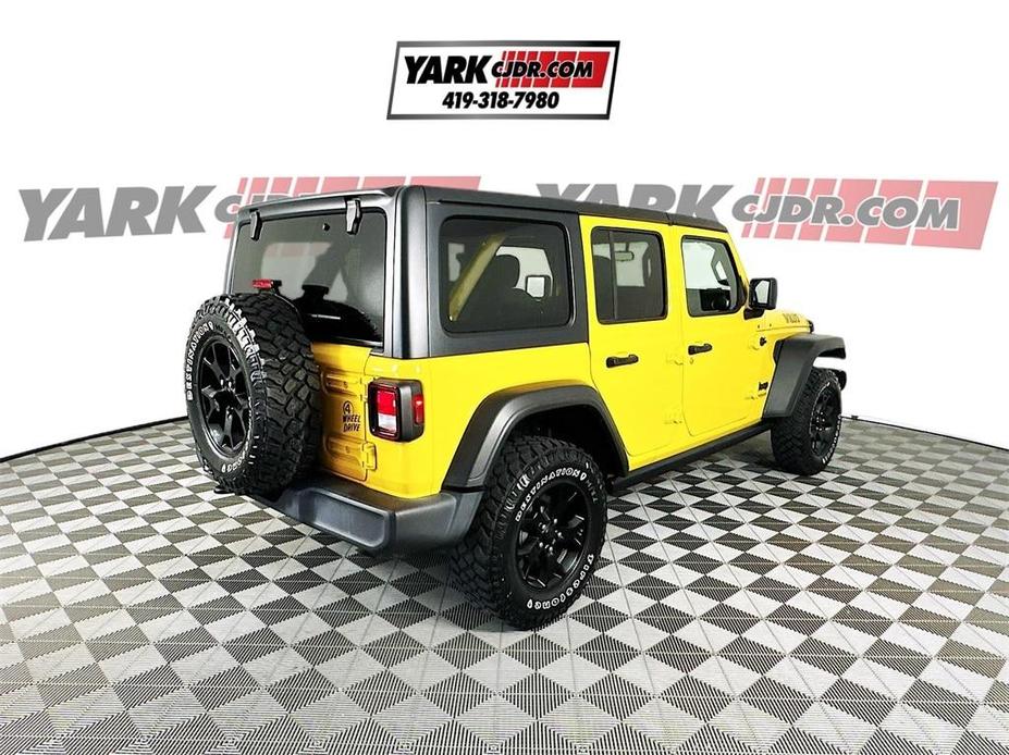 used 2021 Jeep Wrangler Unlimited car, priced at $32,404