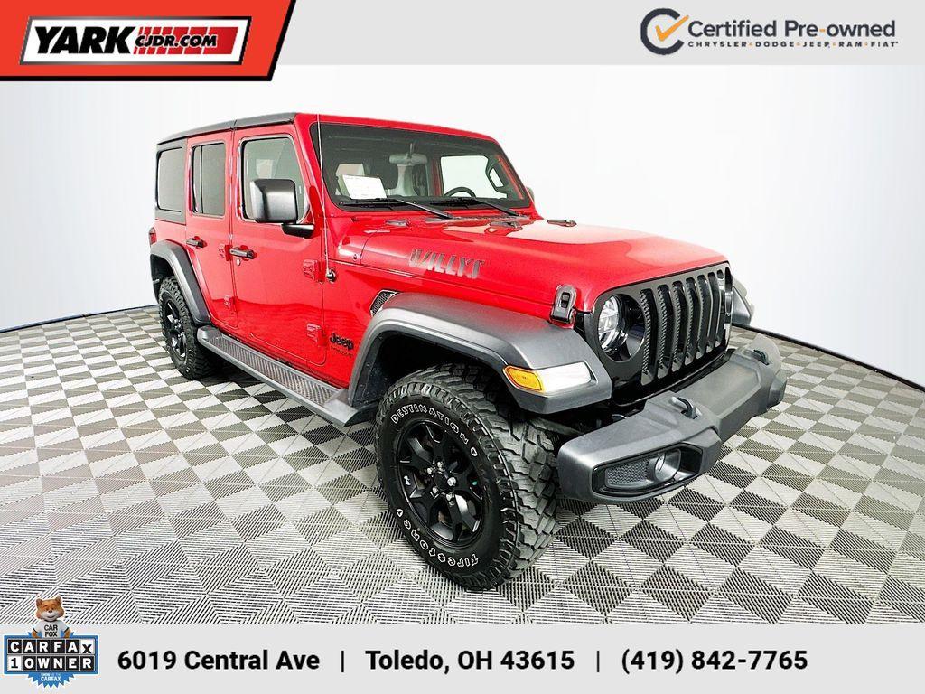 used 2021 Jeep Wrangler Unlimited car, priced at $27,704