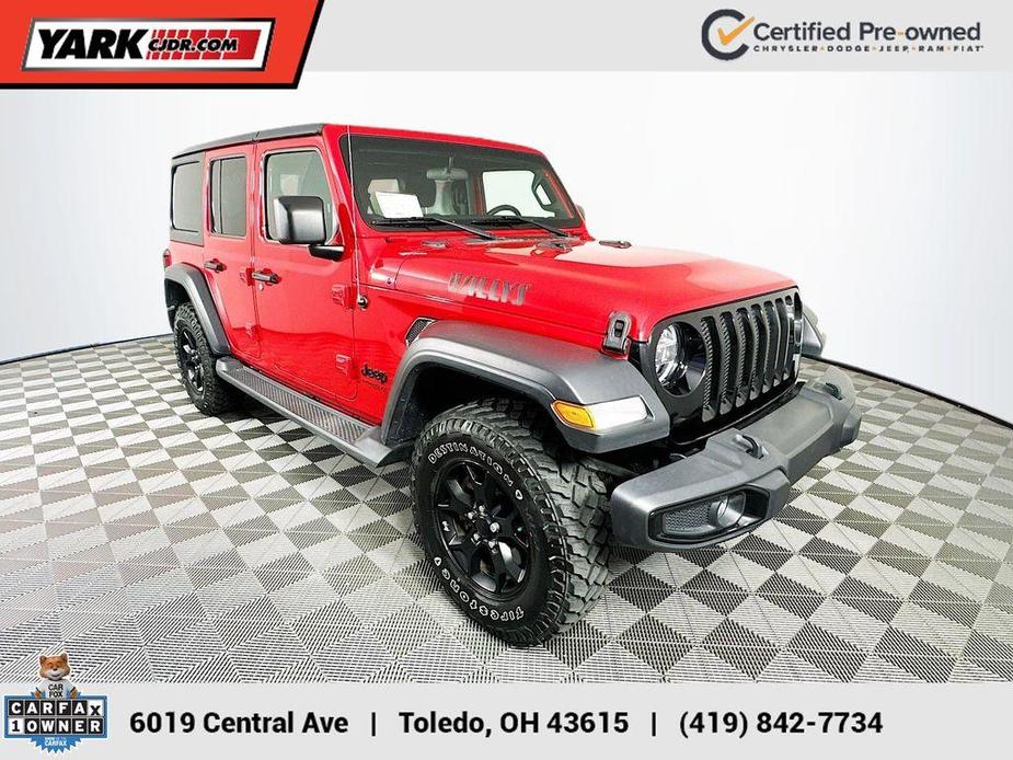 used 2021 Jeep Wrangler Unlimited car, priced at $27,998