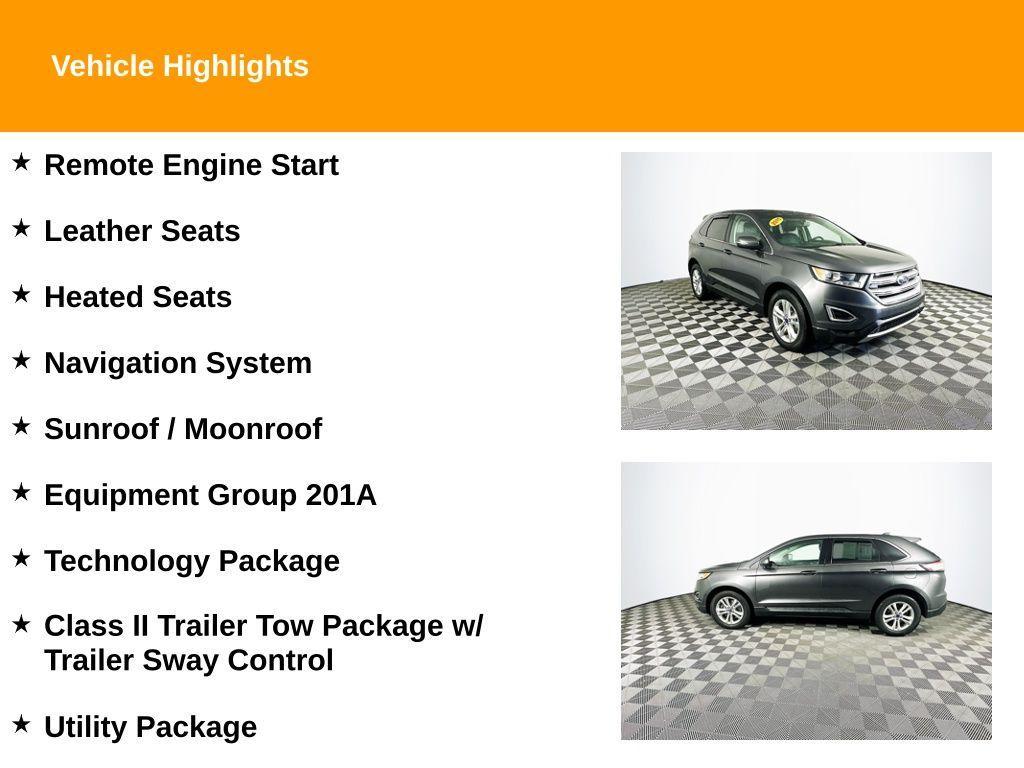 used 2015 Ford Edge car, priced at $10,500