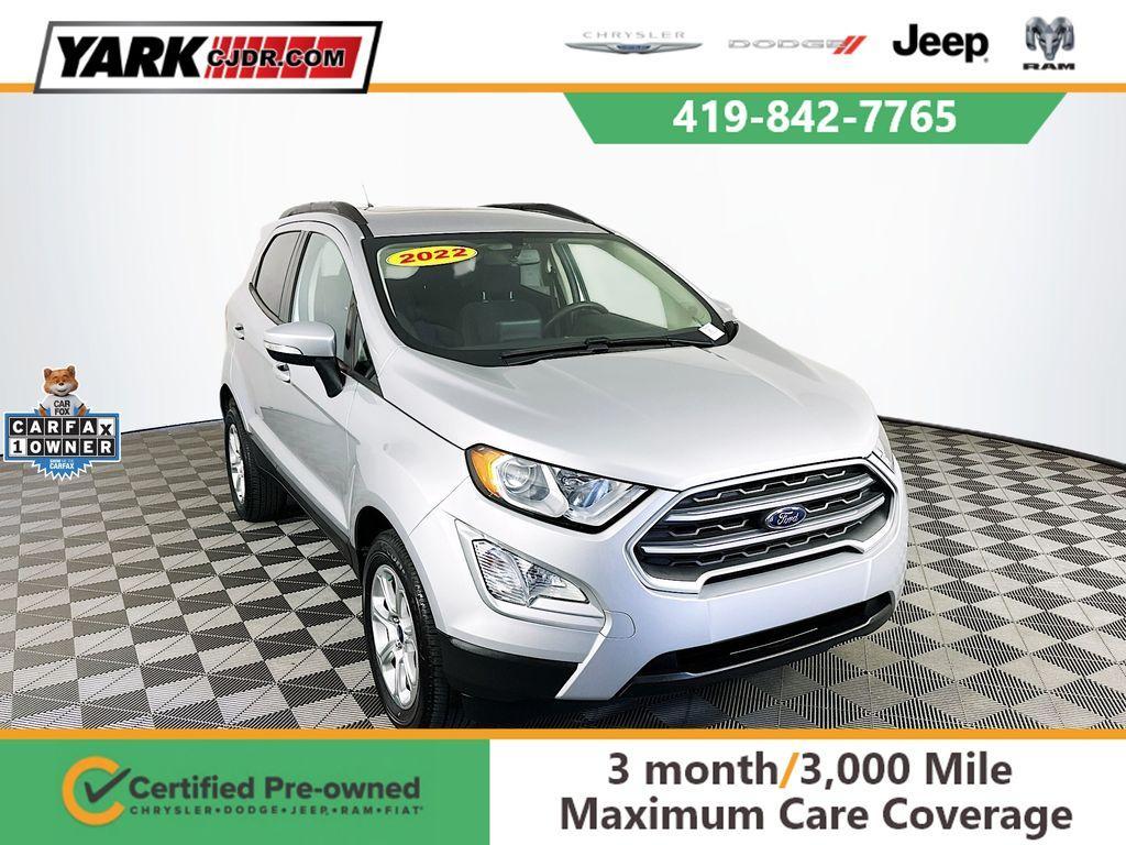 used 2022 Ford EcoSport car, priced at $18,287