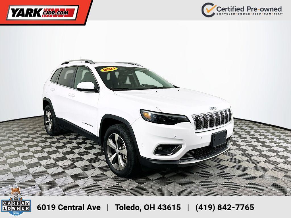 used 2021 Jeep Cherokee car, priced at $21,990