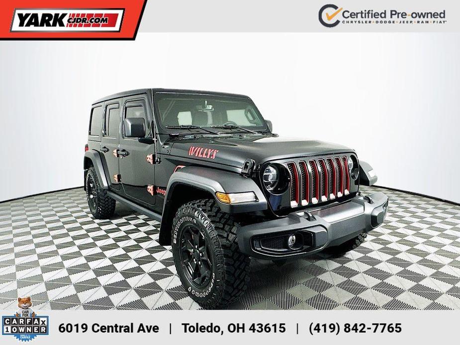 used 2021 Jeep Wrangler Unlimited car, priced at $31,700