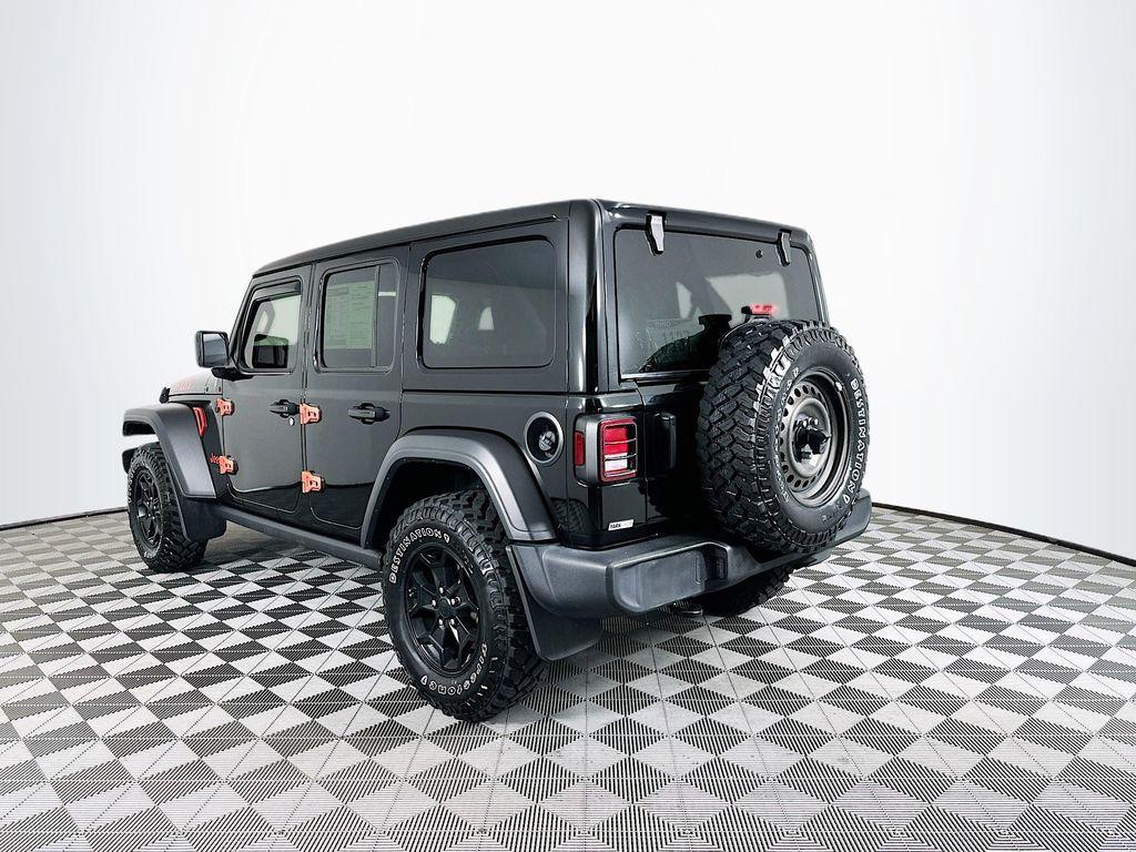 used 2021 Jeep Wrangler Unlimited car, priced at $29,909