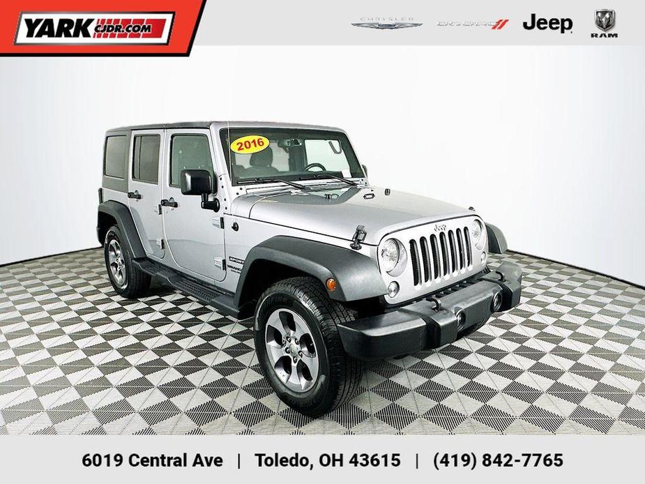 used 2016 Jeep Wrangler Unlimited car, priced at $17,989