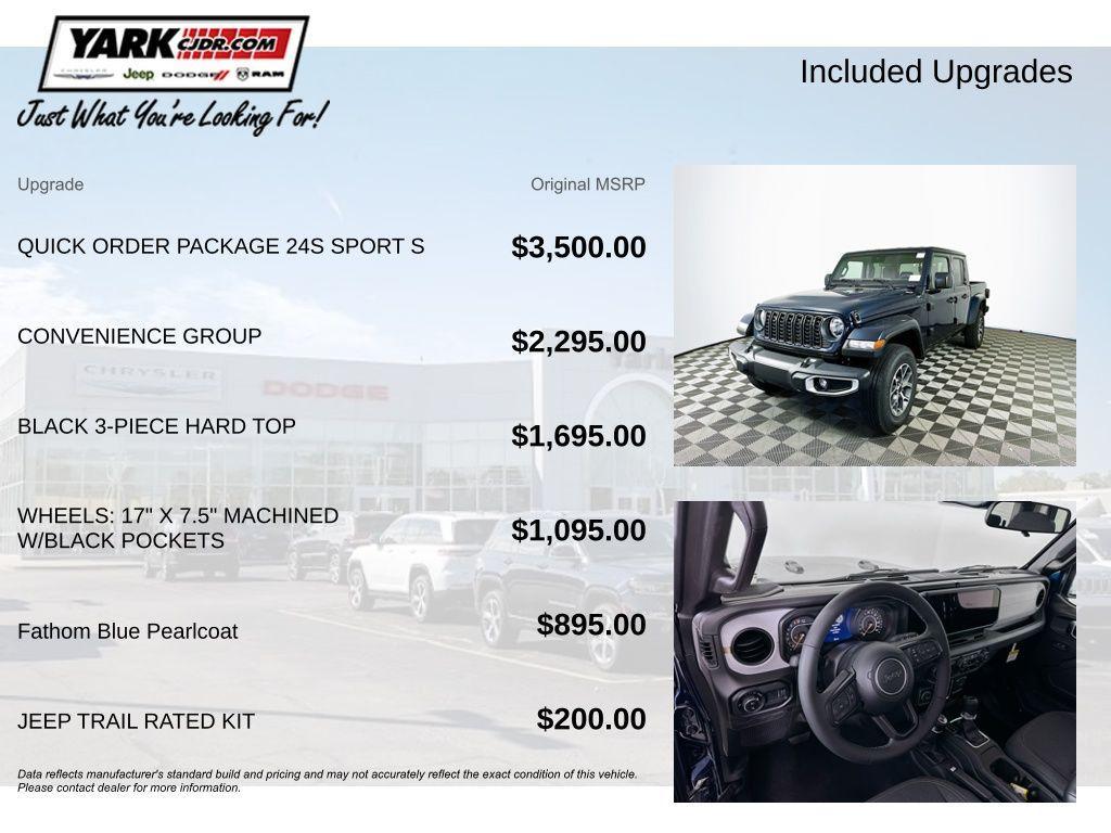 new 2025 Jeep Gladiator car, priced at $40,745