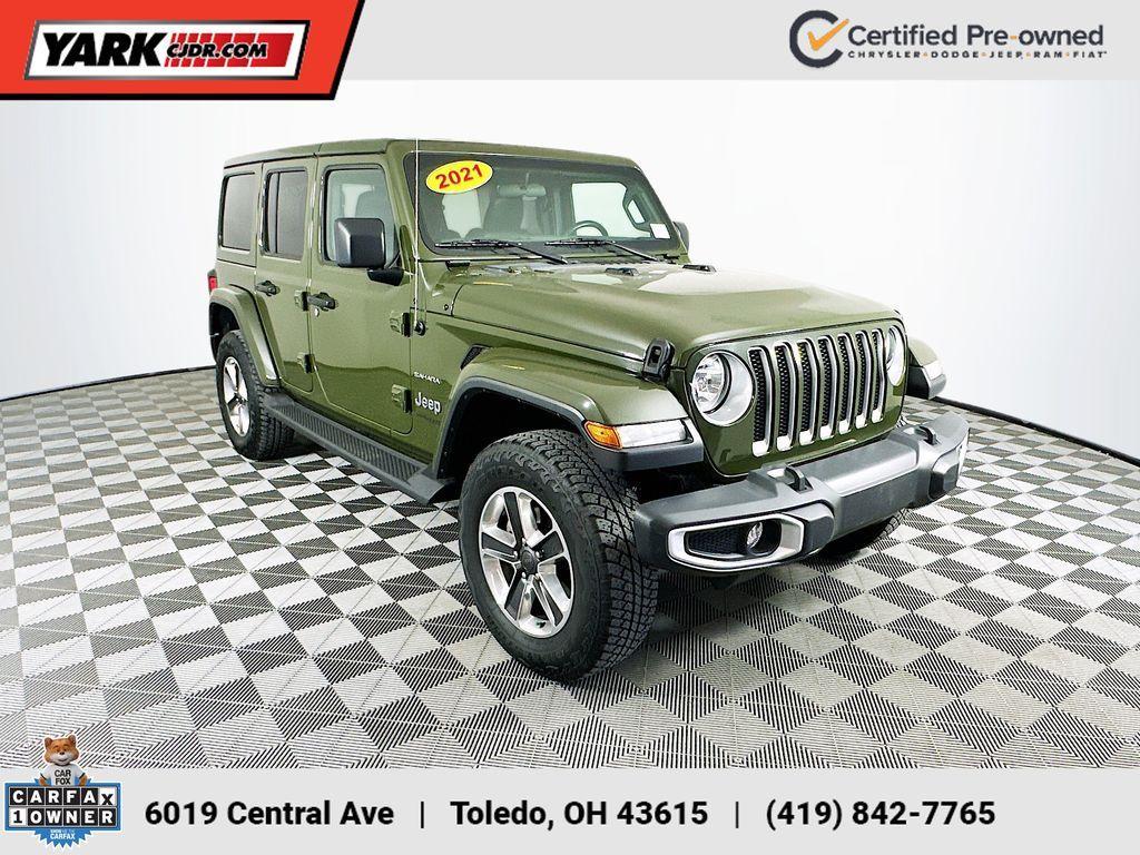 used 2021 Jeep Wrangler Unlimited car, priced at $32,908