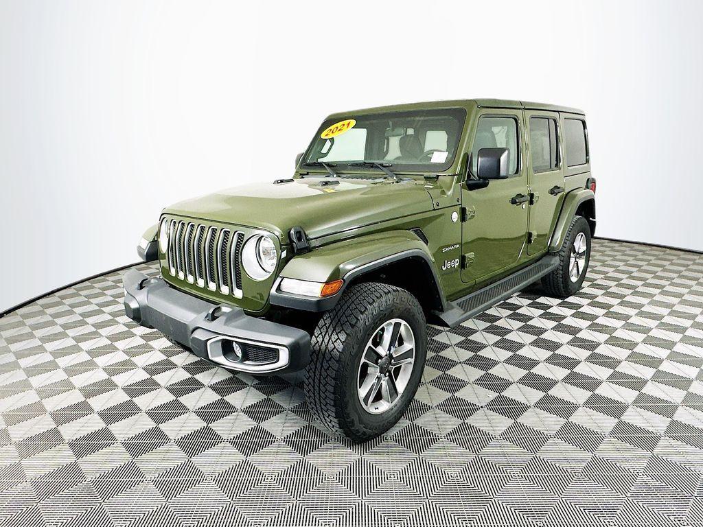 used 2021 Jeep Wrangler Unlimited car, priced at $32,908