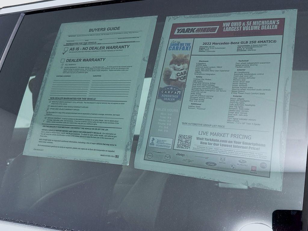 used 2022 Mercedes-Benz GLB 250 car, priced at $23,899