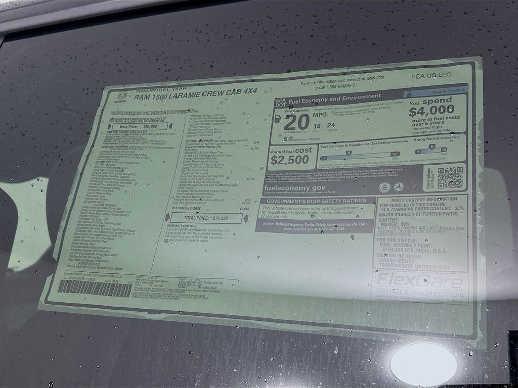 new 2026 Ram 1500 car, priced at $58,958