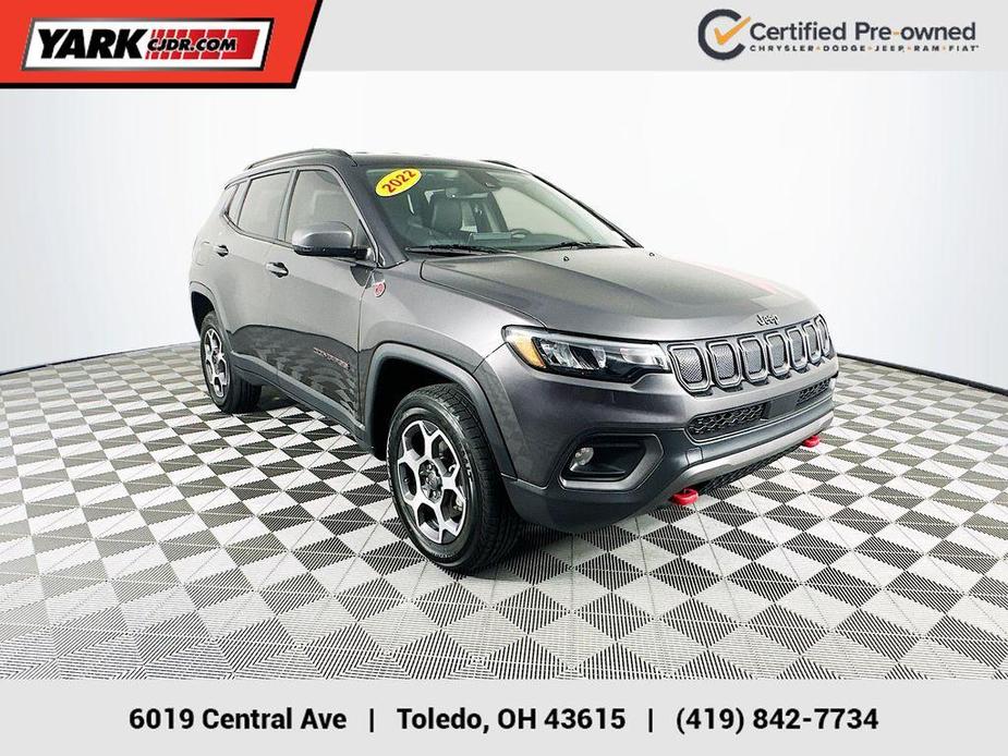 used 2022 Jeep Compass car, priced at $22,500