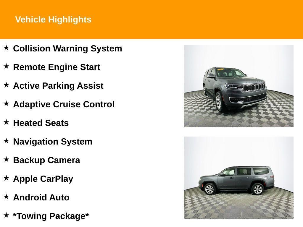 used 2022 Jeep Wagoneer car, priced at $39,954