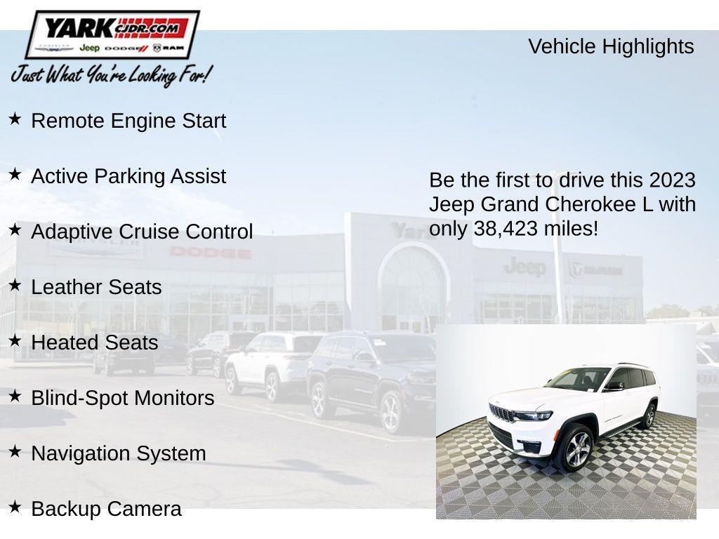 used 2023 Jeep Grand Cherokee L car, priced at $31,998
