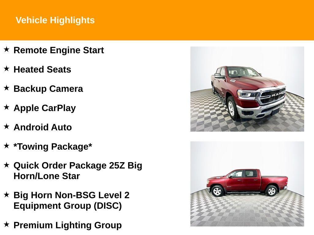 used 2019 Ram 1500 car, priced at $22,700