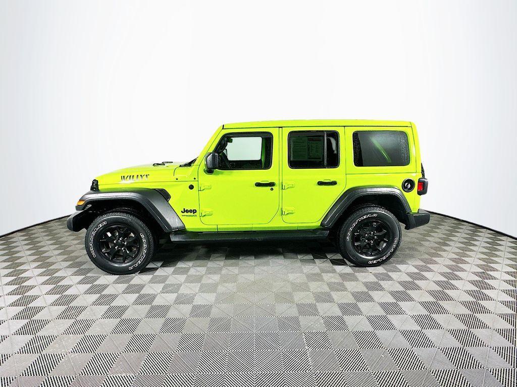 used 2021 Jeep Wrangler Unlimited car, priced at $29,599