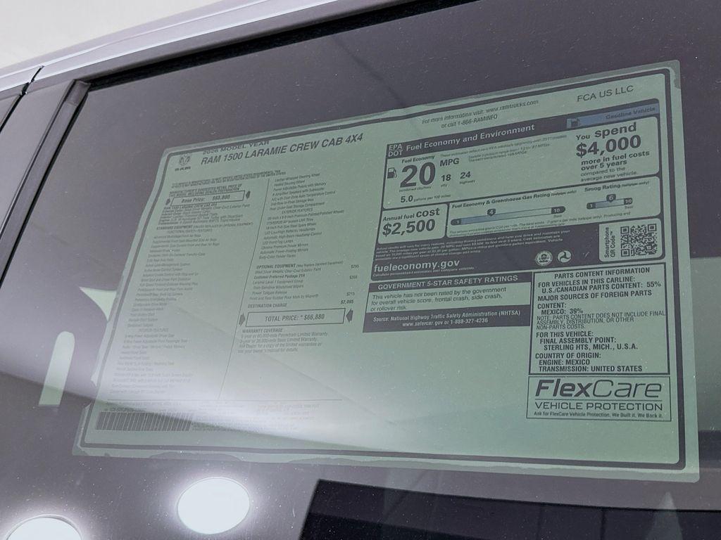 new 2026 Ram 1500 car, priced at $53,896