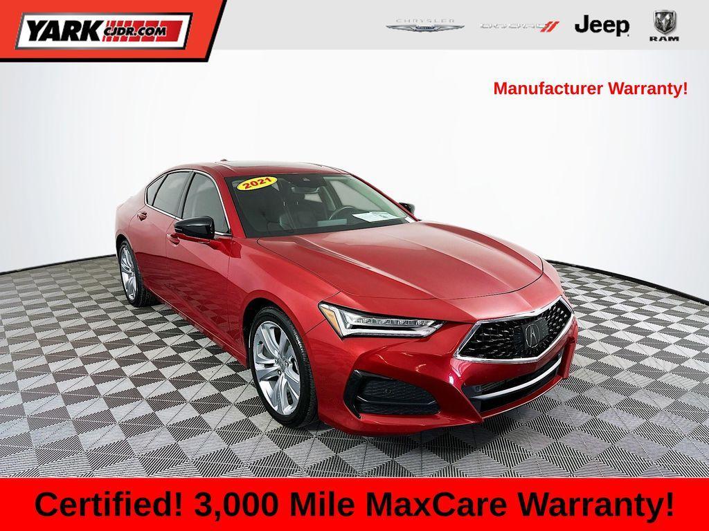 used 2021 Acura TLX car, priced at $25,909