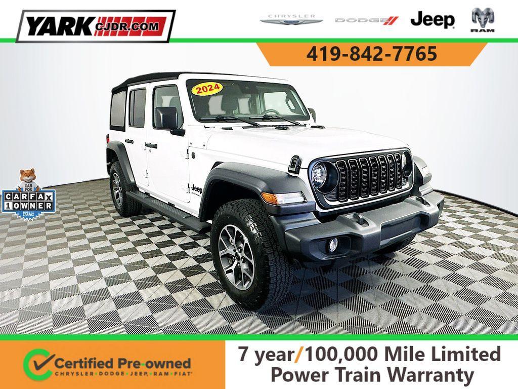 used 2024 Jeep Wrangler car, priced at $37,994