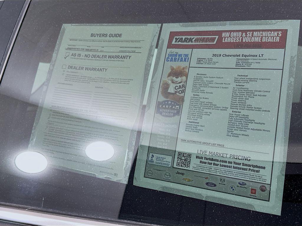 used 2019 Chevrolet Equinox car, priced at $14,909