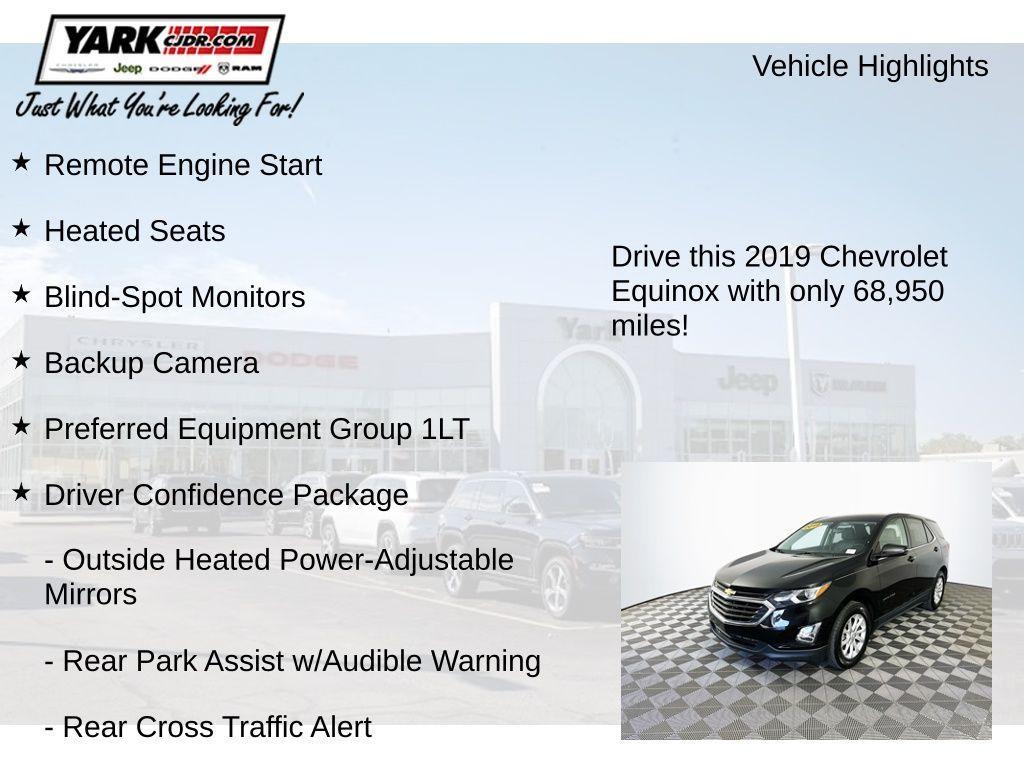 used 2019 Chevrolet Equinox car, priced at $14,909