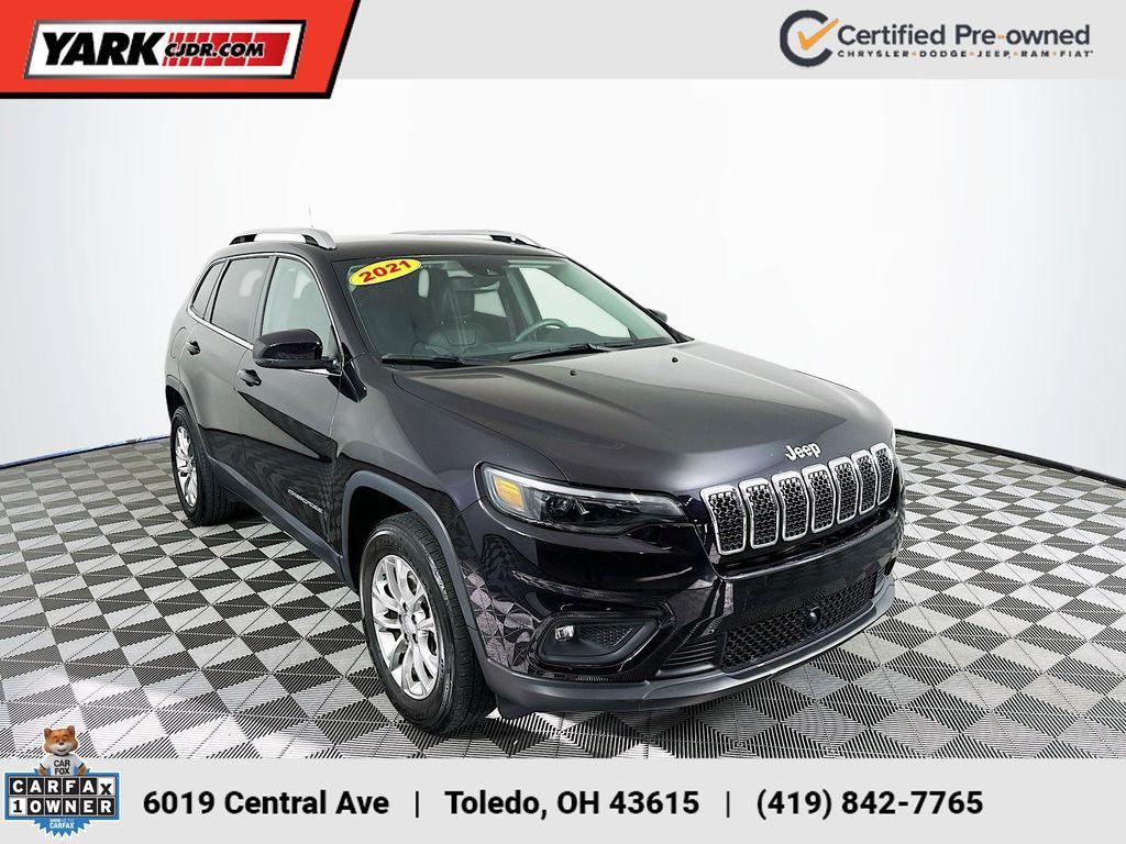 used 2021 Jeep Cherokee car, priced at $22,400