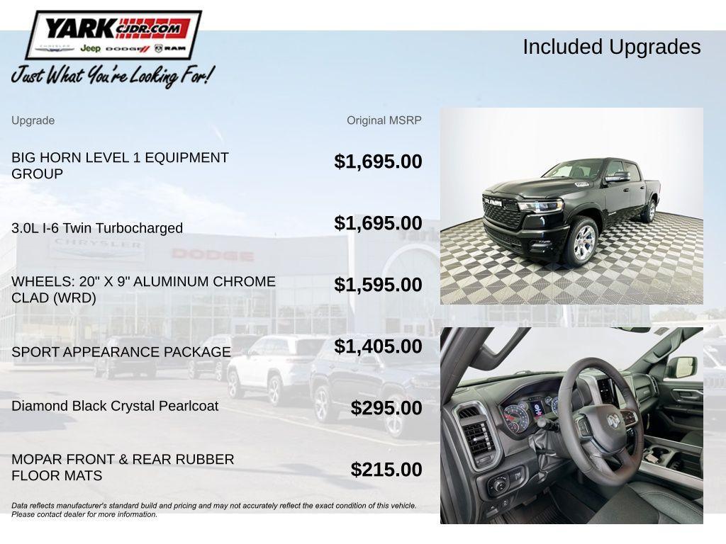 new 2026 Ram 1500 car, priced at $52,362