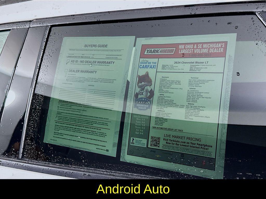 used 2024 Chevrolet Blazer car, priced at $23,991