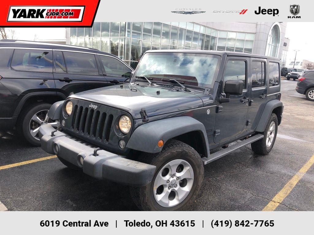 used 2016 Jeep Wrangler Unlimited car, priced at $16,500