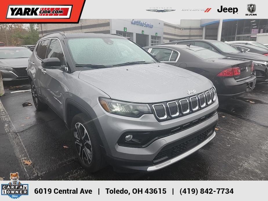 used 2022 Jeep Compass car, priced at $23,990