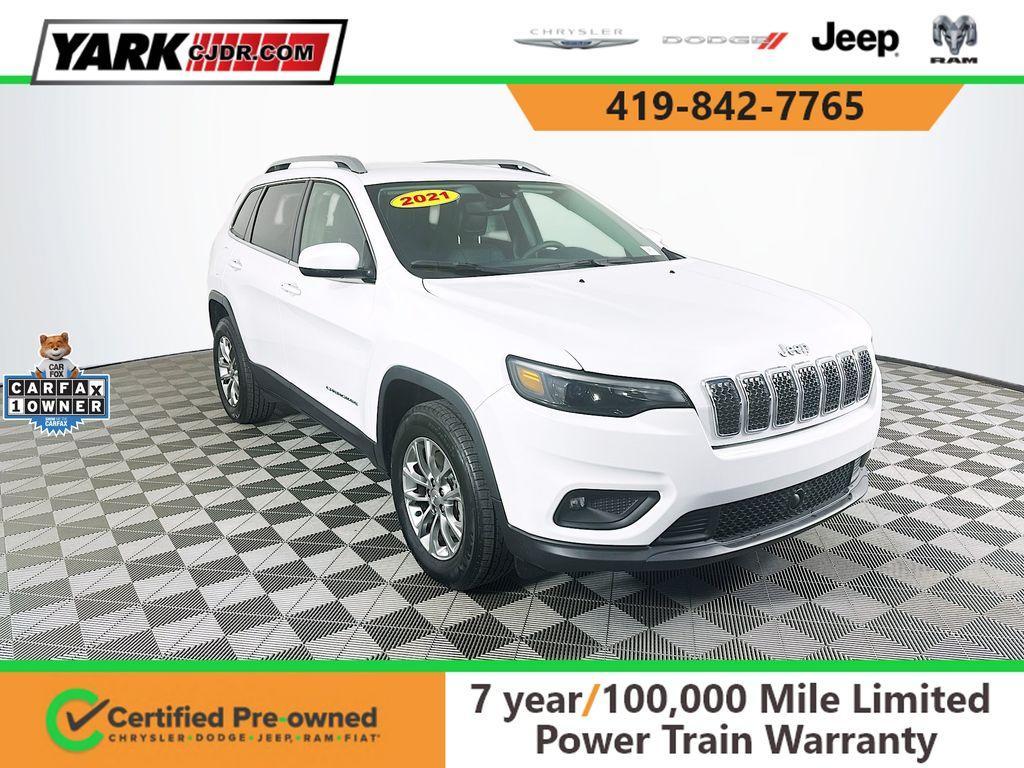 used 2021 Jeep Cherokee car, priced at $20,499