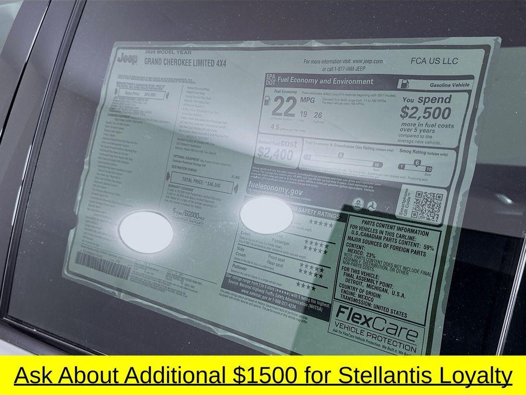 new 2025 Jeep Grand Cherokee car, priced at $41,964