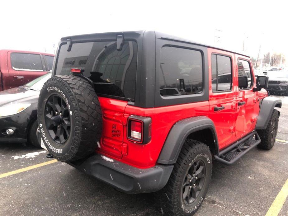 used 2021 Jeep Wrangler Unlimited car, priced at $28,500